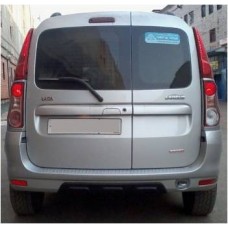 Диффузор заднего бампера ЯрПласт на Ларгус