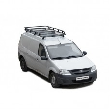 Багажник ТехноСфера Трофи с сеткой, без передней перекладины на Ларгус