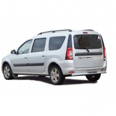 Защита заднего бампера ТехноСфера Труба d63 для Ларгус