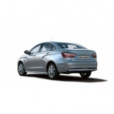 Защита заднего бампера ТехноСфера Труба d51 на Веста