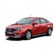 Защита переда ТехноСфера Труба d51 нержавейка на Веста