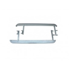 Пороги ТехноСфера Трофи с металлическим листом на Шевроле Нива