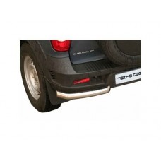 Защита заднего бампера ТехноСфера Нержавейка Уголки-ЛЮКС d63,5 на Шевроле Нива (рестайлинг)