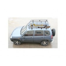 Багажник на крышу Трофи с сеткой для Шевроле Нива