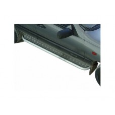 Пороги стальные ТехноСфера с алюминиевым листом для Шевроле Нива