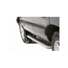 Пороги ТехноСфера Эксклюзив с резиновыми шипами Шевроле Нива