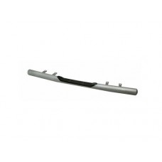 Защита заднего бампера ТехноСфера Труба с проступью, с металлической заглушкой на Шевроле Нива